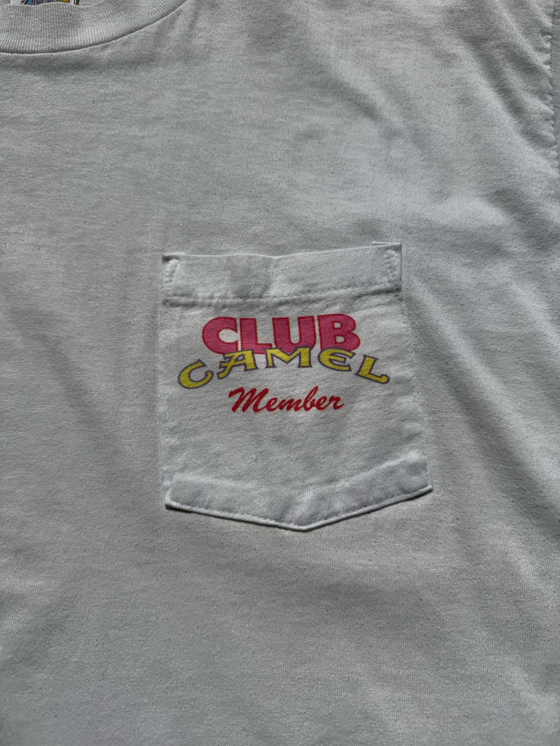 카멜 90s Camel 클럽 멤버스 프로모 빈티지 포켓 티셔츠2 상품이미지4
