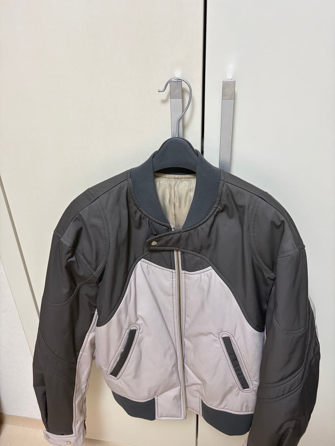 엘무드 볼링 보머 자켓 차콜46 상품이미지2