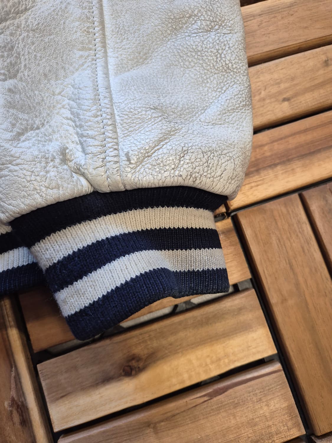 Bape 00s 베이프 OG 바시티 자켓 상품이미지3