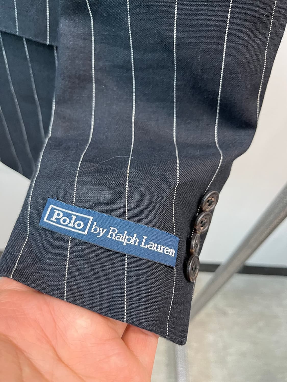 95) 폴로 이태리 스트라이프 린넨자켓  상품이미지3