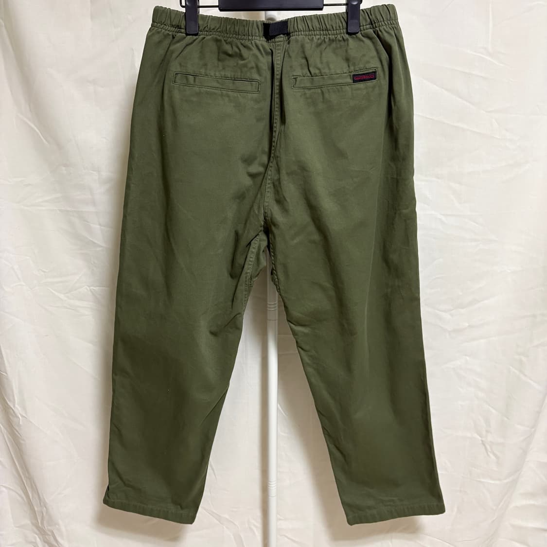 그라미치 루즈 테이퍼드 퍼티그 팬츠 / 카키, L 상품이미지7