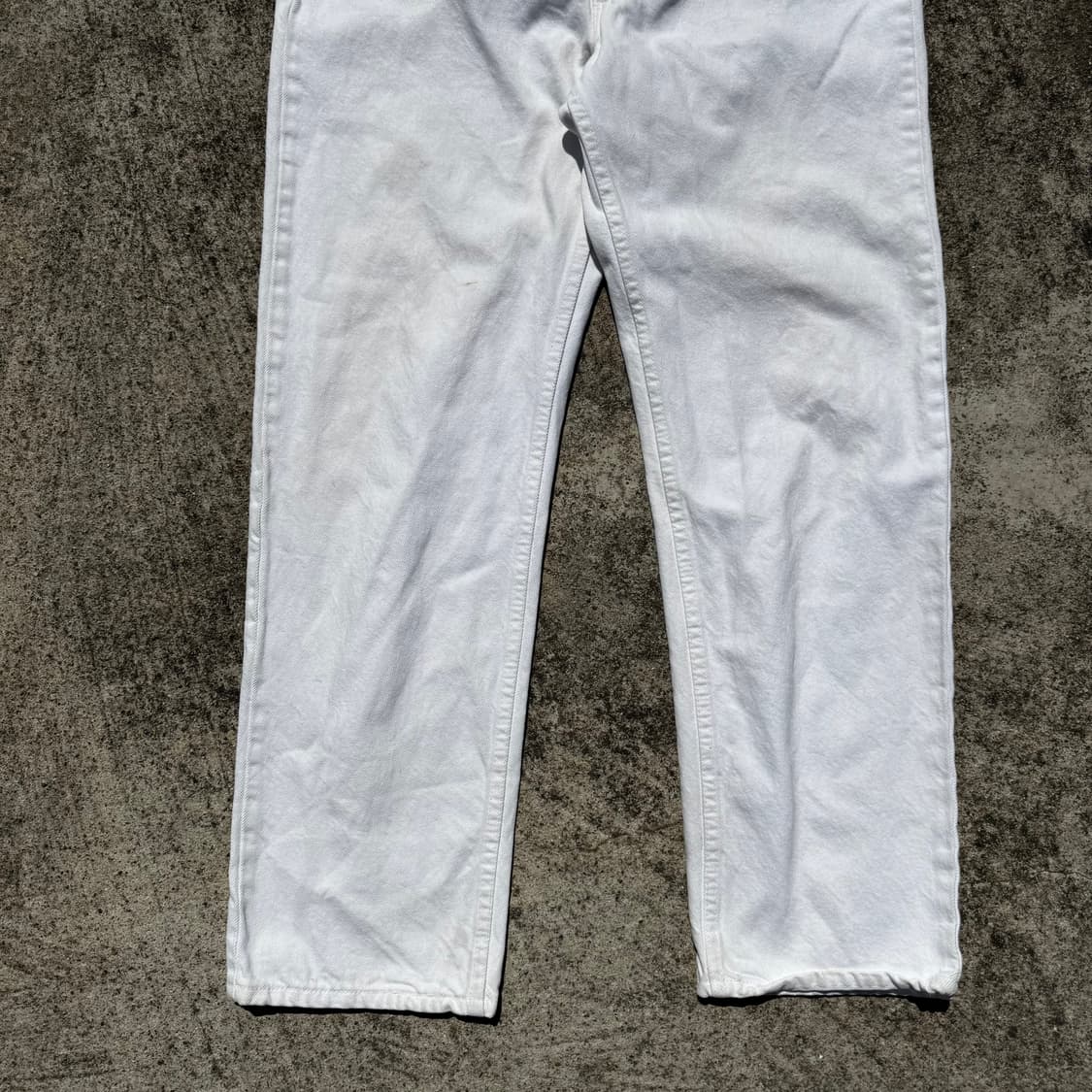 [40] 90s 리바이스 505 흰청 데님 팬츠 상품이미지6