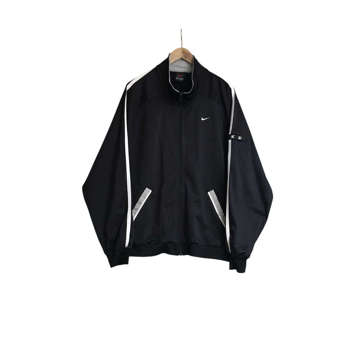 나이키 사이드라인로고 검정 트랙탑져지 상품이미지2