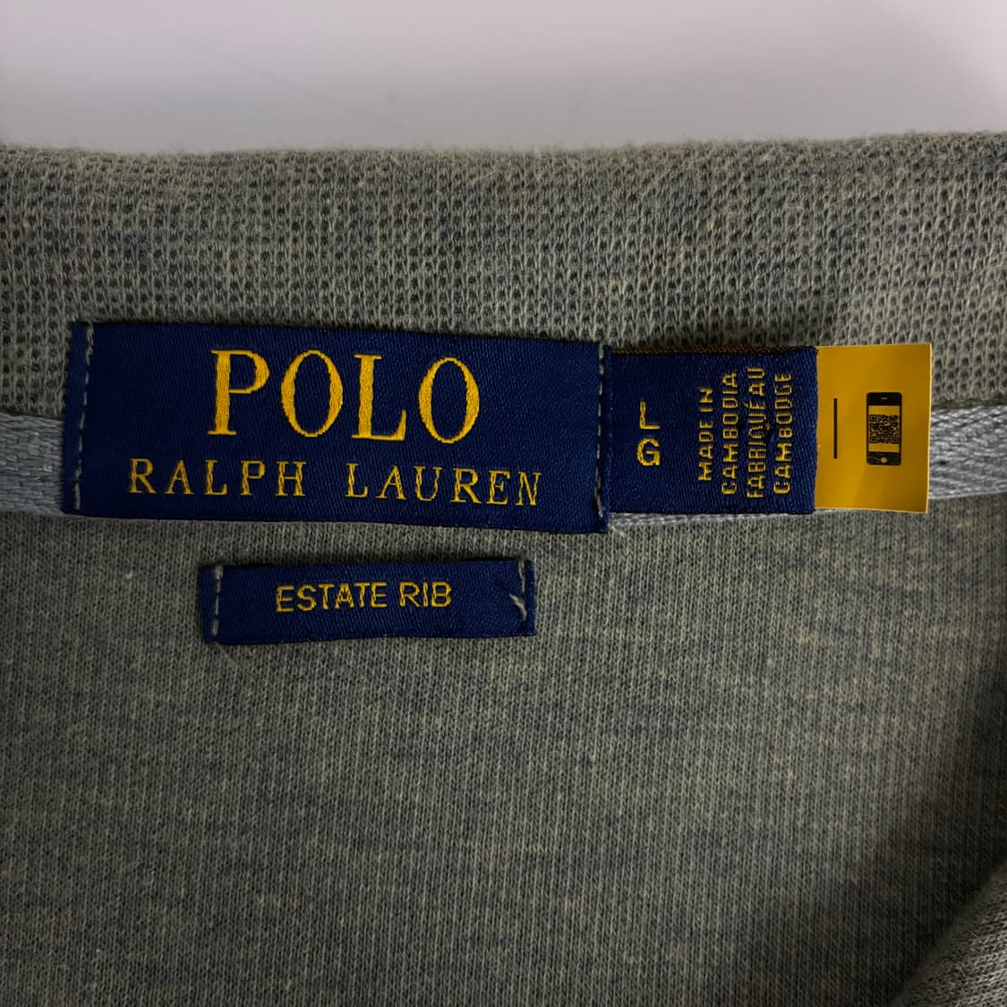 Polo 폴로 랄프로렌 신형 에스테잎 립 쿼터집업 니트 상품이미지5