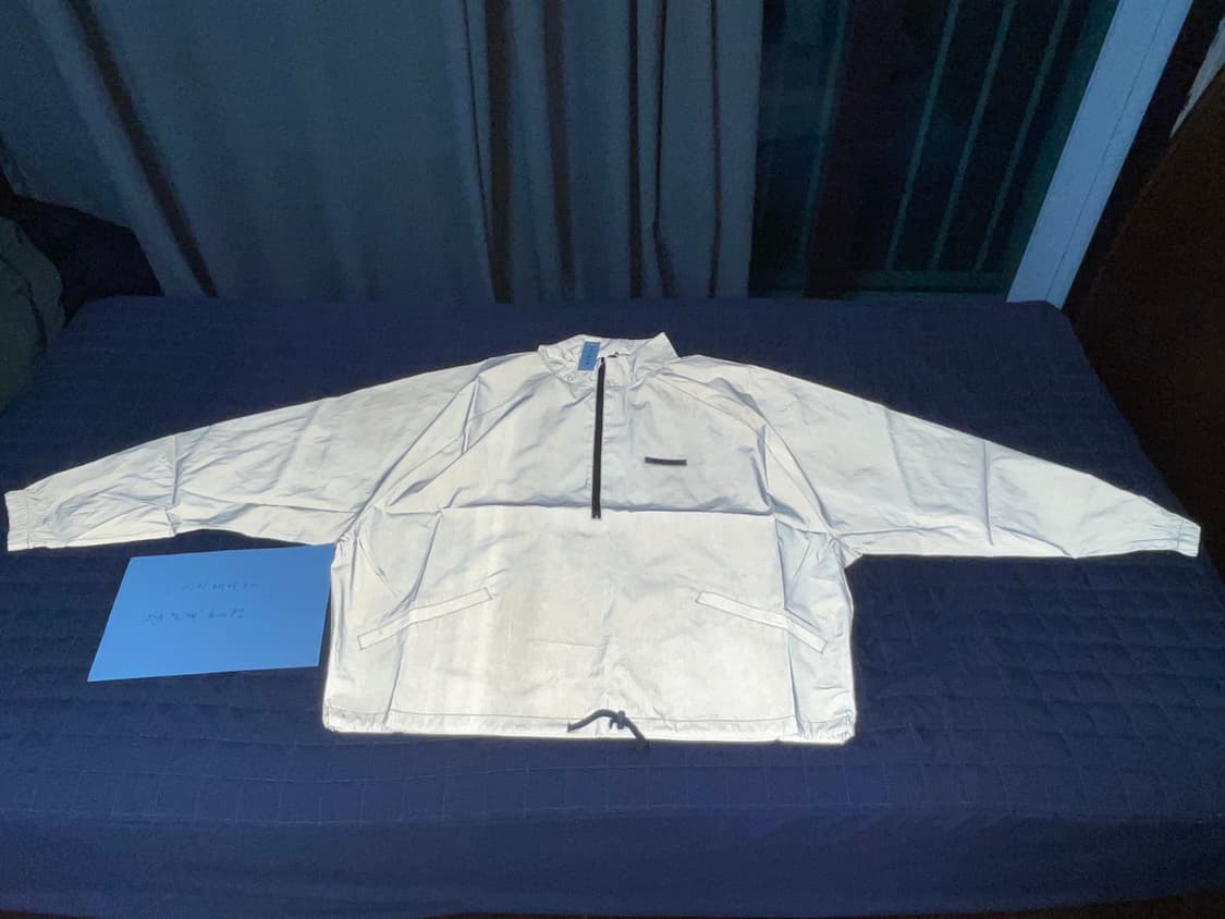 [XXL] 피어오브갓 에센셜 트랙자켓 아노락 리플렉티브 실버 상품이미지2