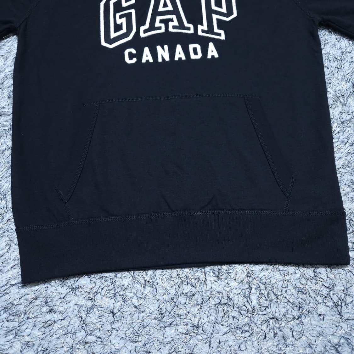 갭GAP) M 남자 검정 후드티셔츠 / 왕눈이샵 상품이미지4