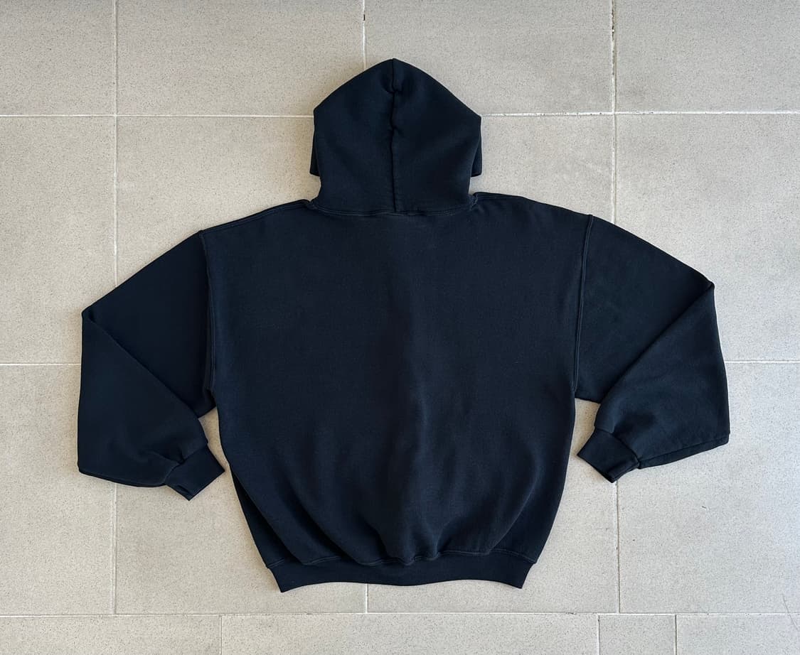 00s 빈티지 러셀 후드집업 블랙 L 상품이미지2