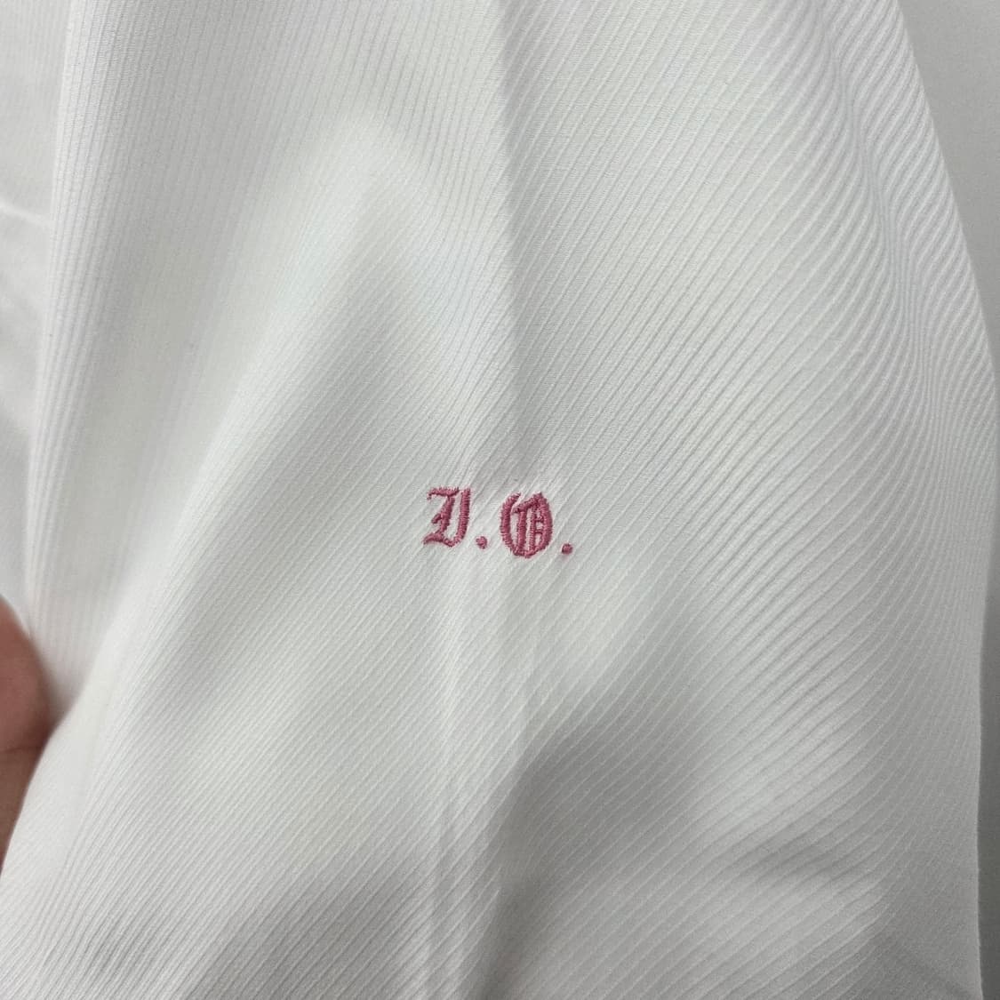 던힐 패턴 화이트 셔츠 남방 남XL 상품이미지4