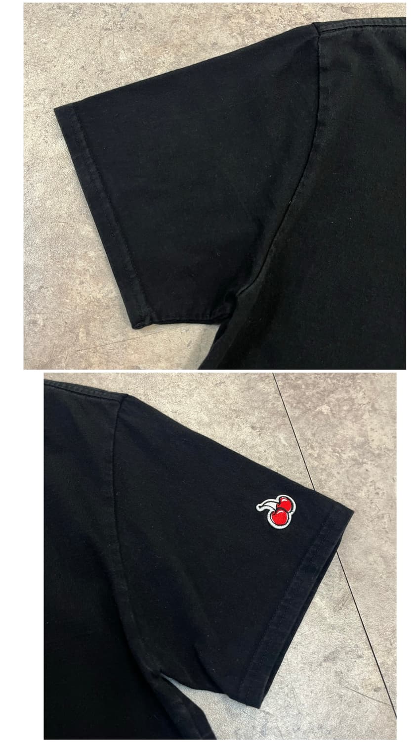 키르시 반팔티 블랙 #csz4081 상품이미지6