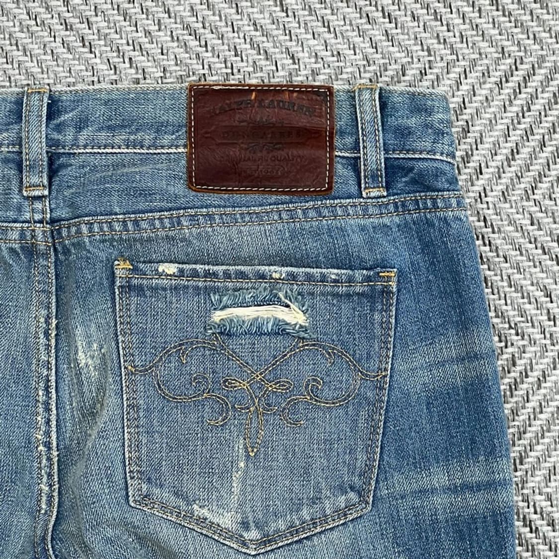 랄프로렌 워싱 데미지 데님팬츠 v0908 상품이미지5