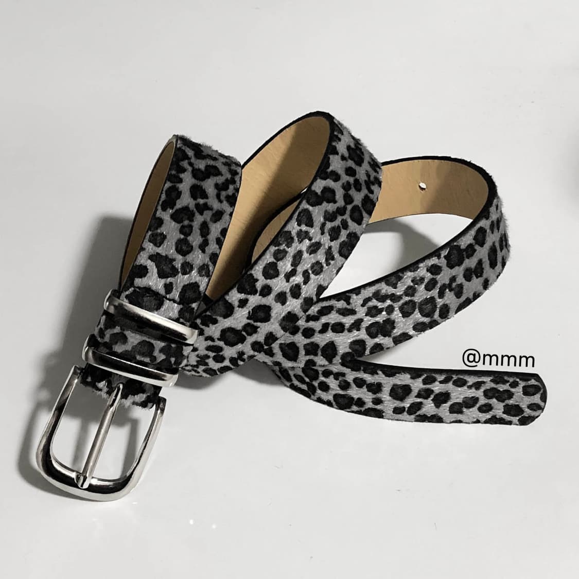 백호 레오파드 호피 송치 벨트🐆 상품이미지8