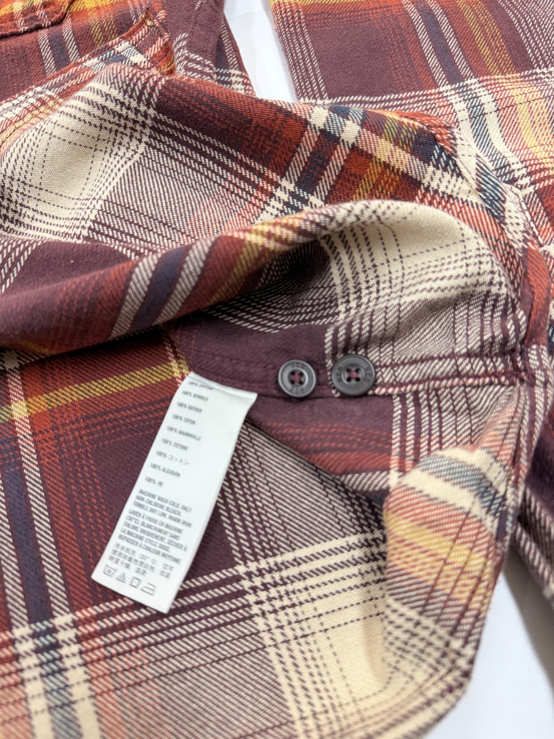 Hollister 헤비 플란넬 체크 셔츠 상품이미지5