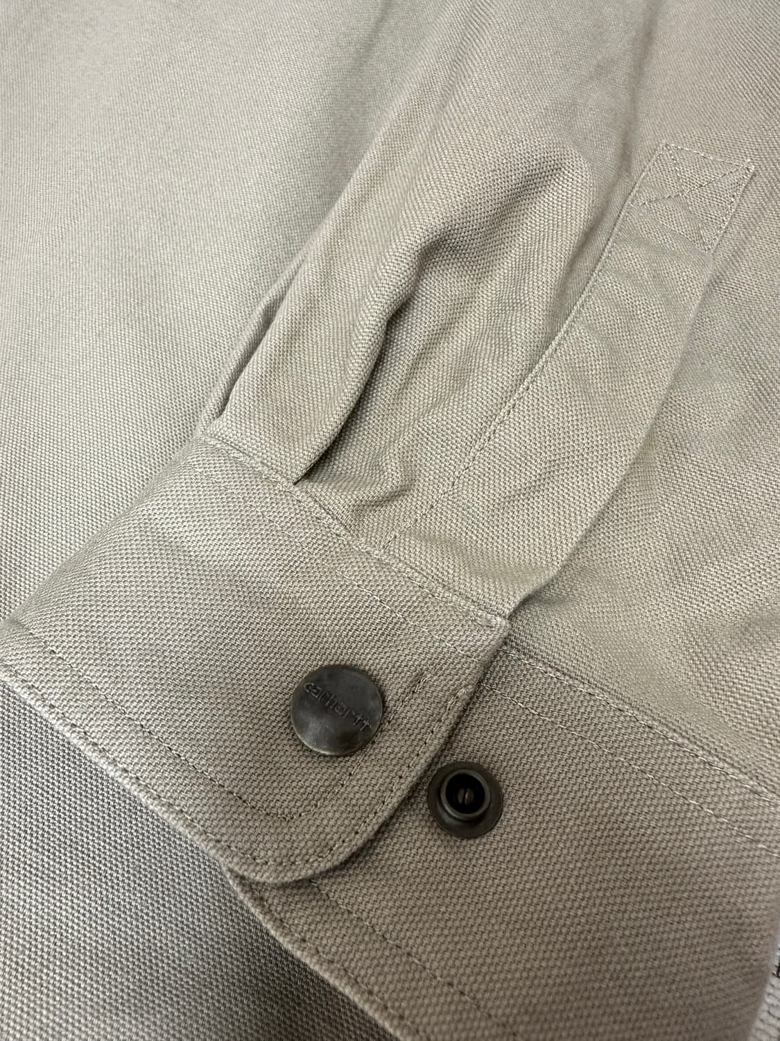 Carhartt 칼하트 헤비 프란넬 코튼 워크 자켓 셔츠 상품이미지5