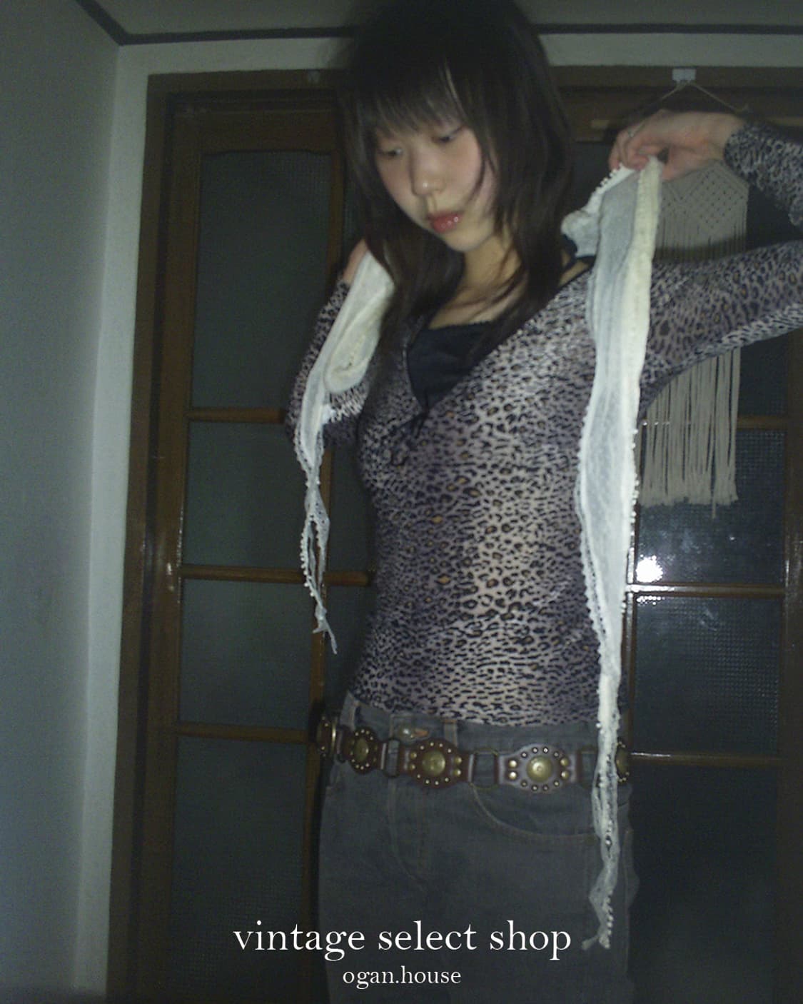 vintage osaki nana leopard top 상품이미지3