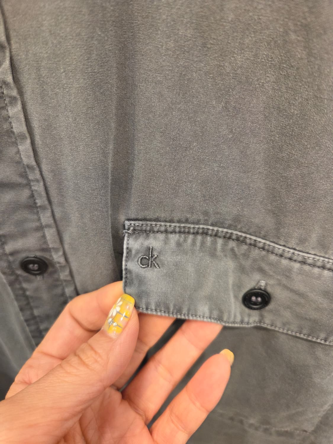 캘빈클라인 워싱 코튼 셔츠 상품이미지5