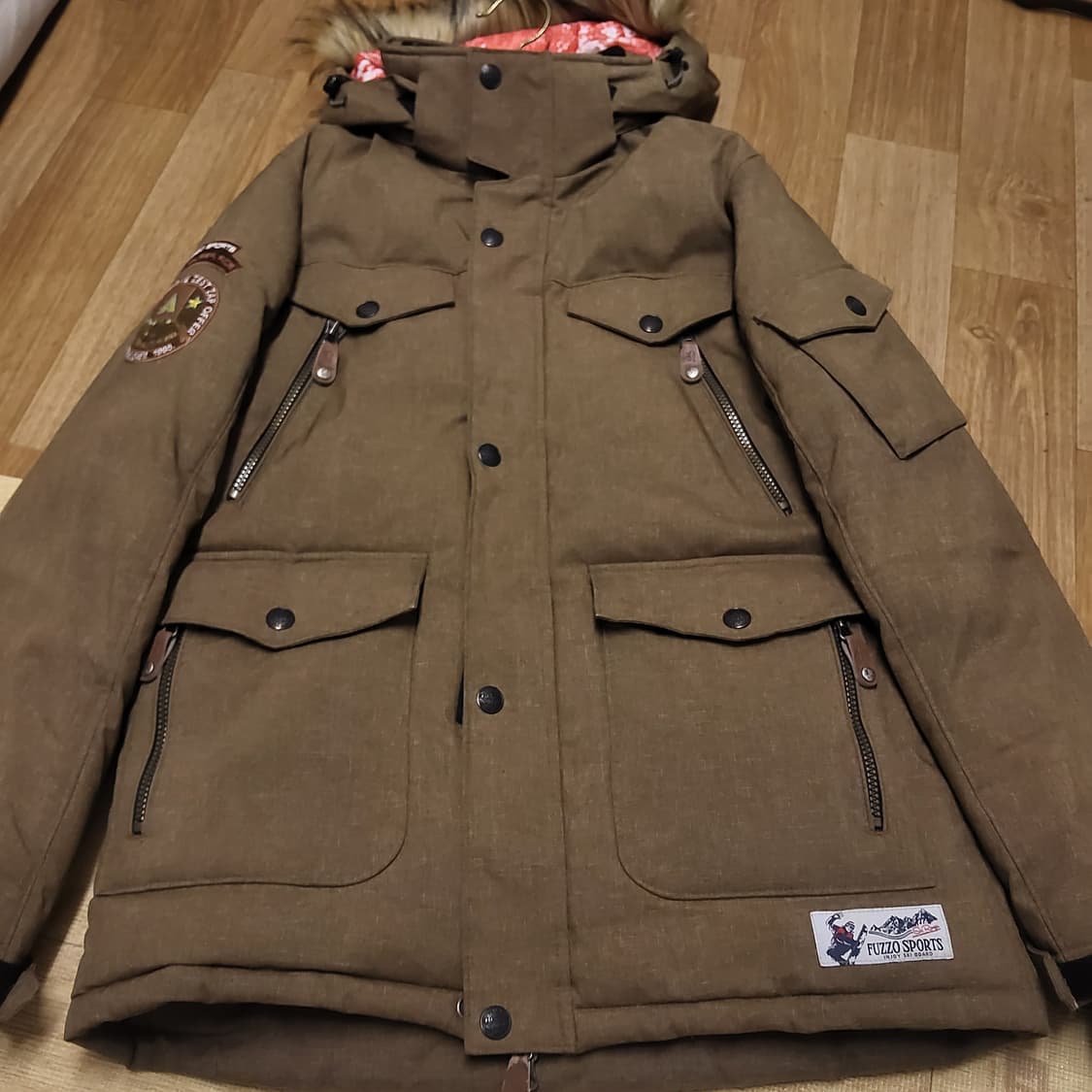 푸조 스키복 보드복 보드 스키 패딩 점퍼 자켓 거의 새옷 상품이미지4