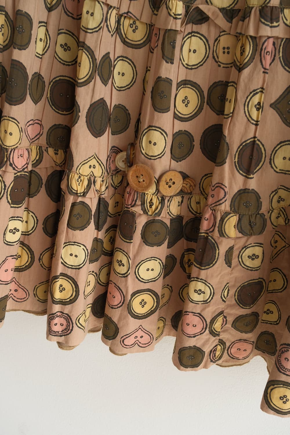 Button tiered skirt 상품이미지6