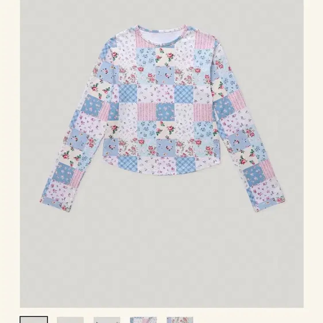 스무드무드 패치워크 티셔츠 상품이미지1