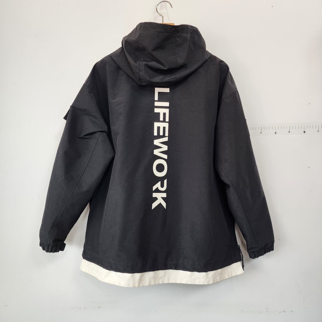 라이프워크 아노락 후드 블랙 점퍼 상품이미지5