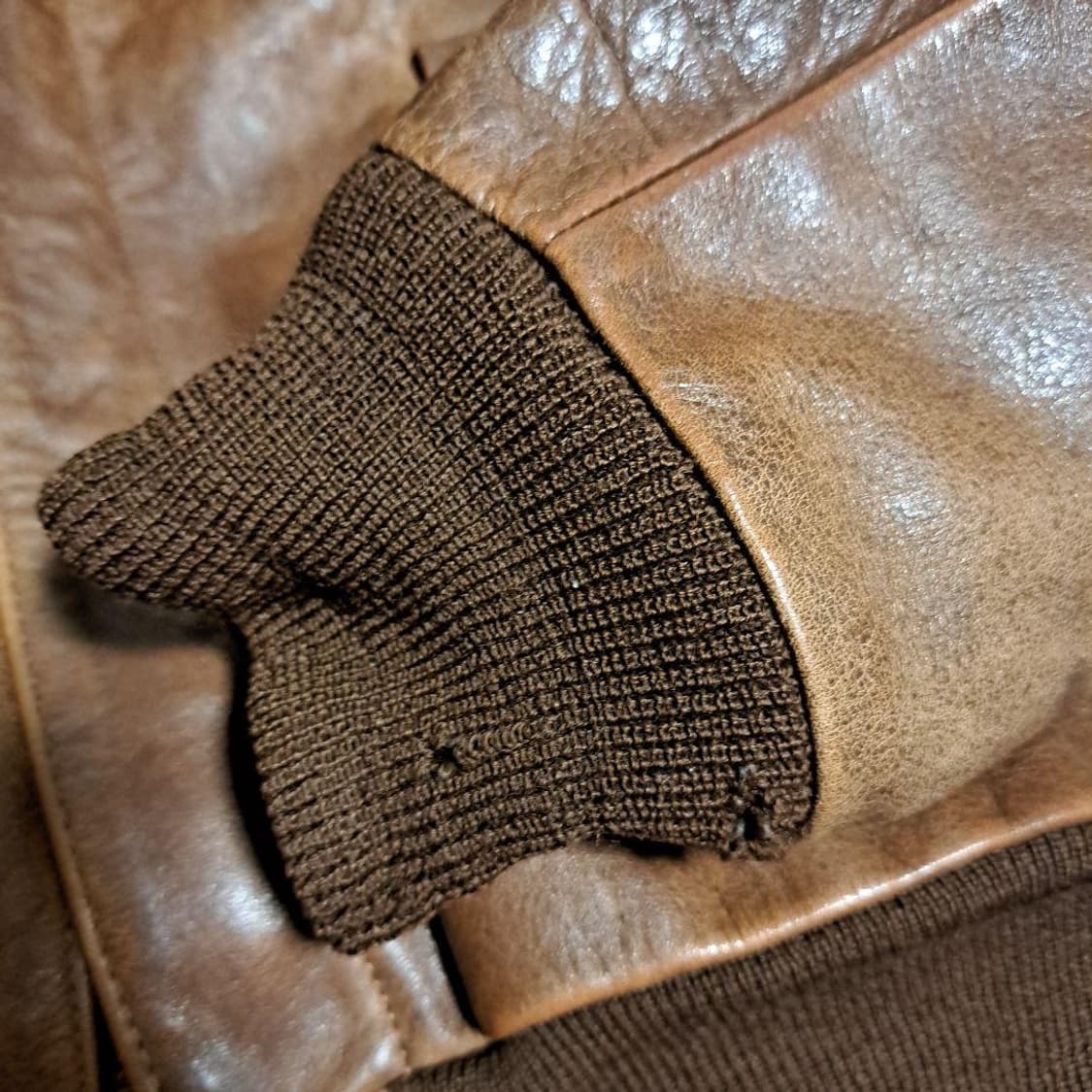 (38) 버즈릭슨 a-2 브라운 가죽자켓 상품이미지8