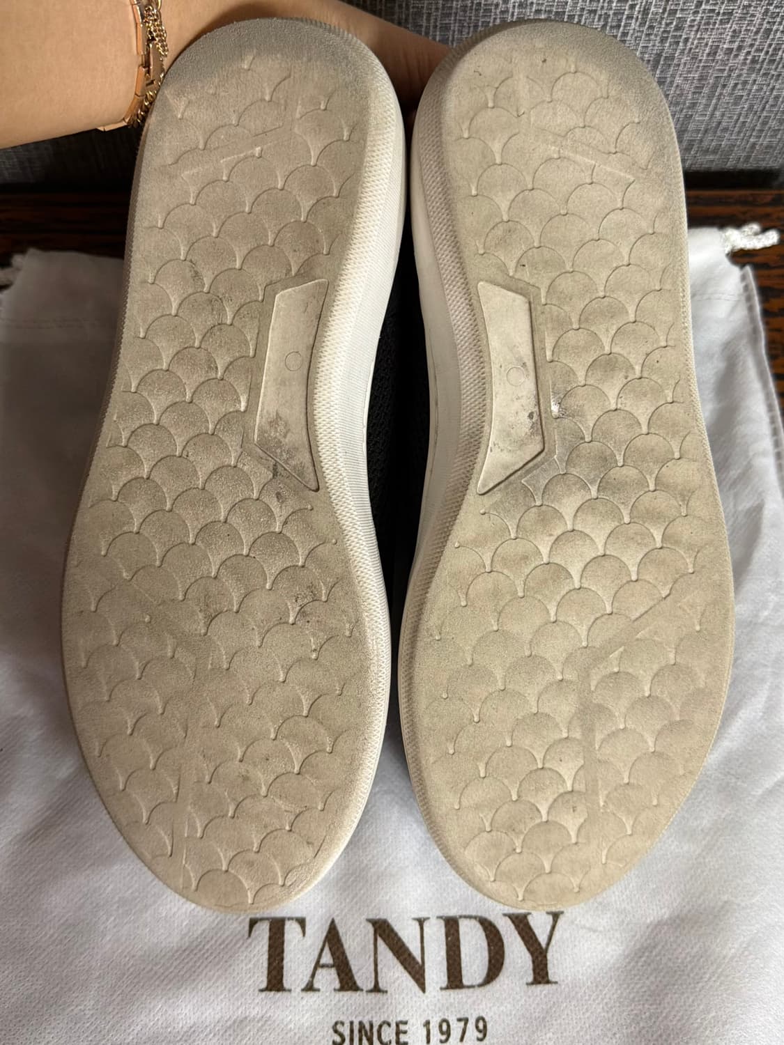 탠디 TANDY 블랙 니트 삭스 부츠 스니커즈 부티 앵클 부츠 235 상품이미지8