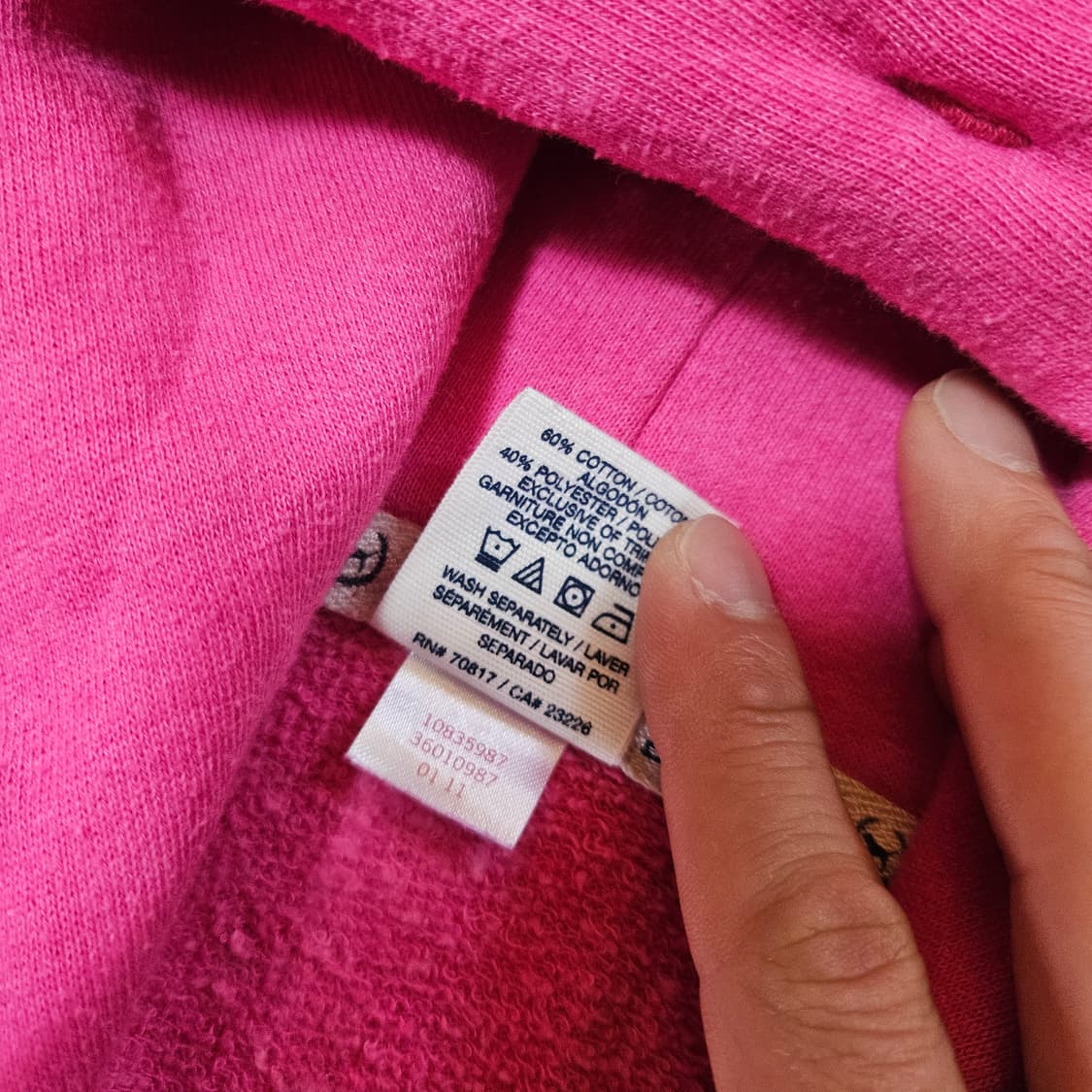 Victoria's Secret PINK Y2K 레오파드 하프 후드집업  상품이미지4