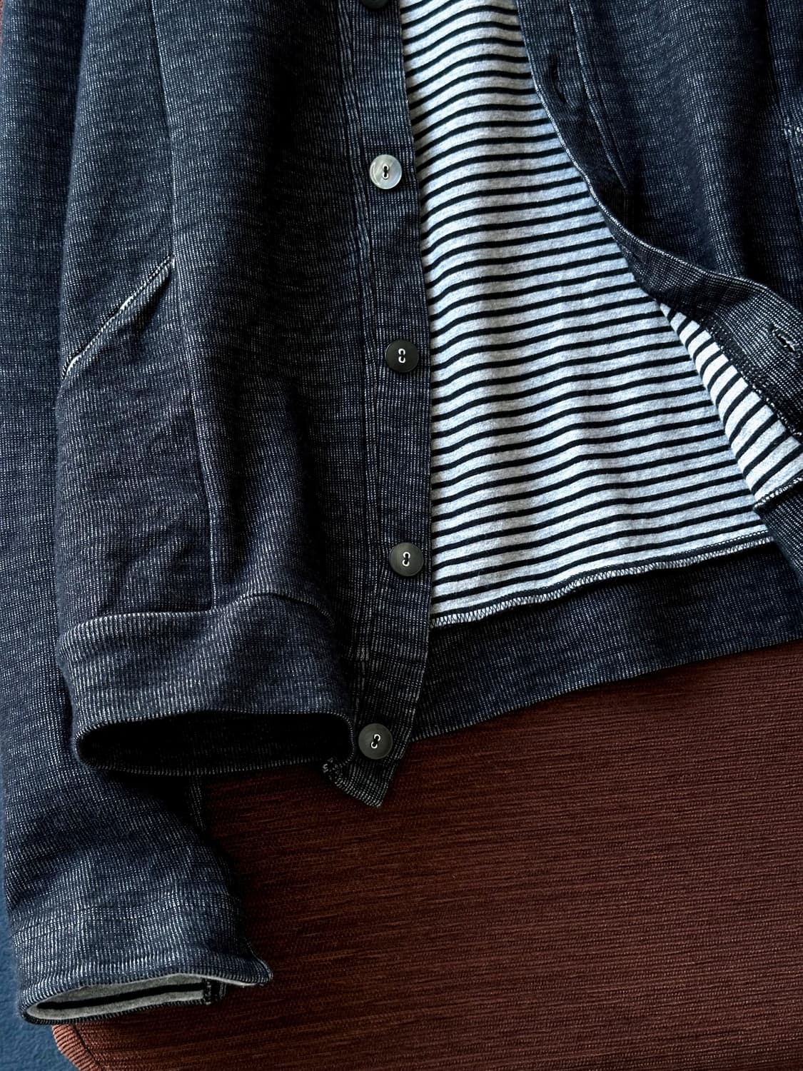 Mild cotton sweat hooded parka 상품이미지3