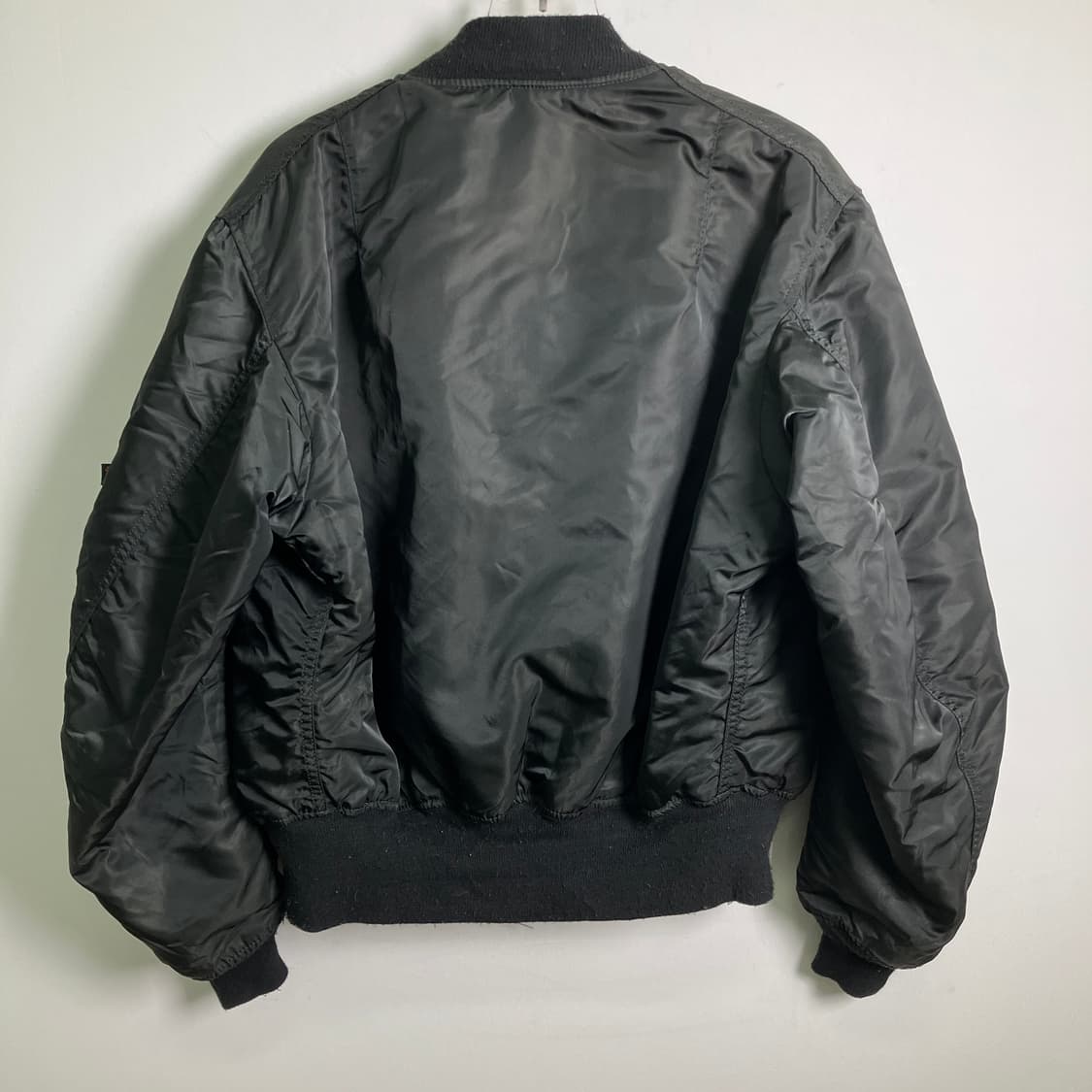알파인더스트리 블랙 ma-1 항공 점퍼 L 상품이미지6