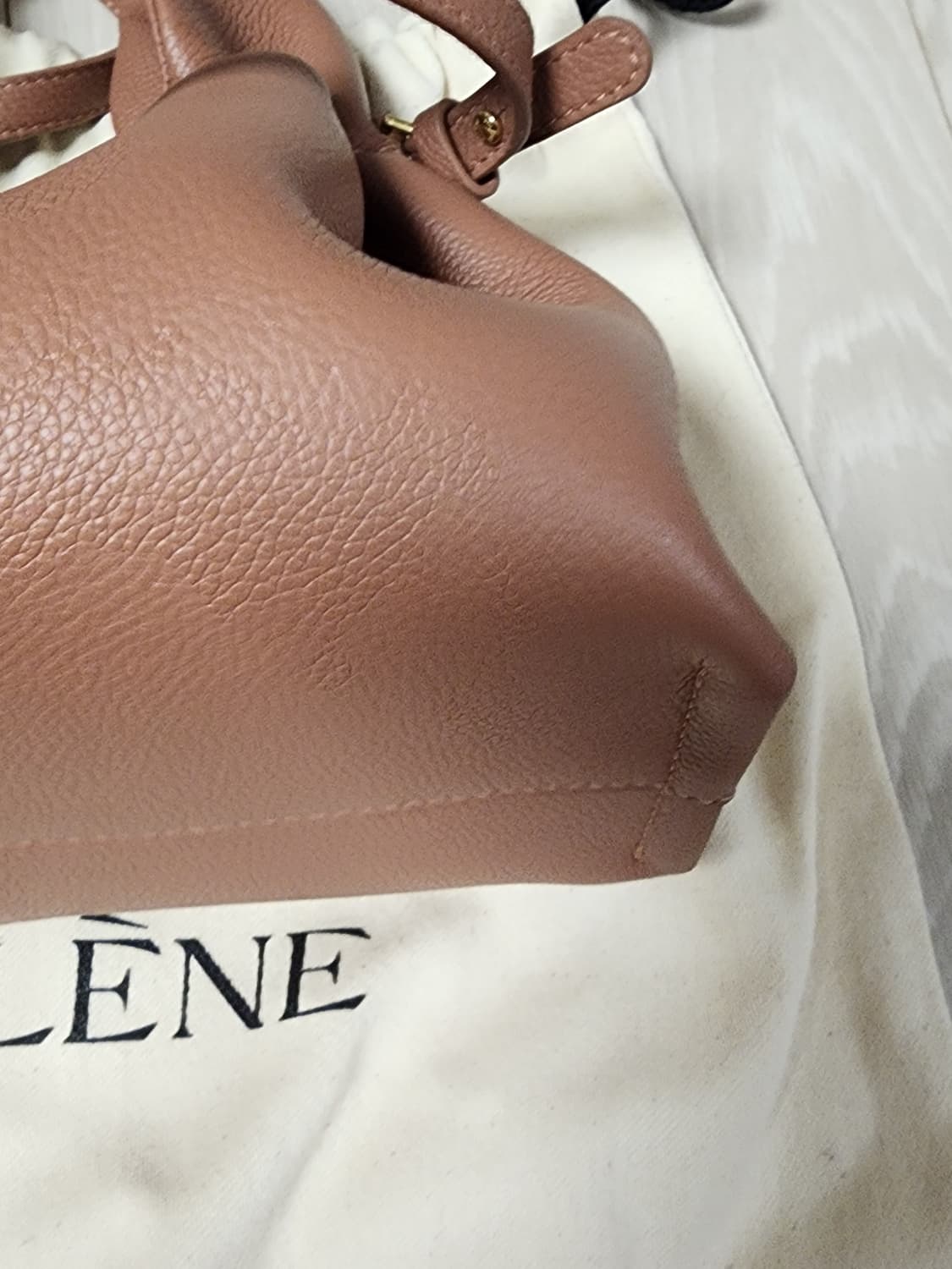 폴렌느 누메로 네프 미니 토트백 블러쉬 팝니다 상품이미지6