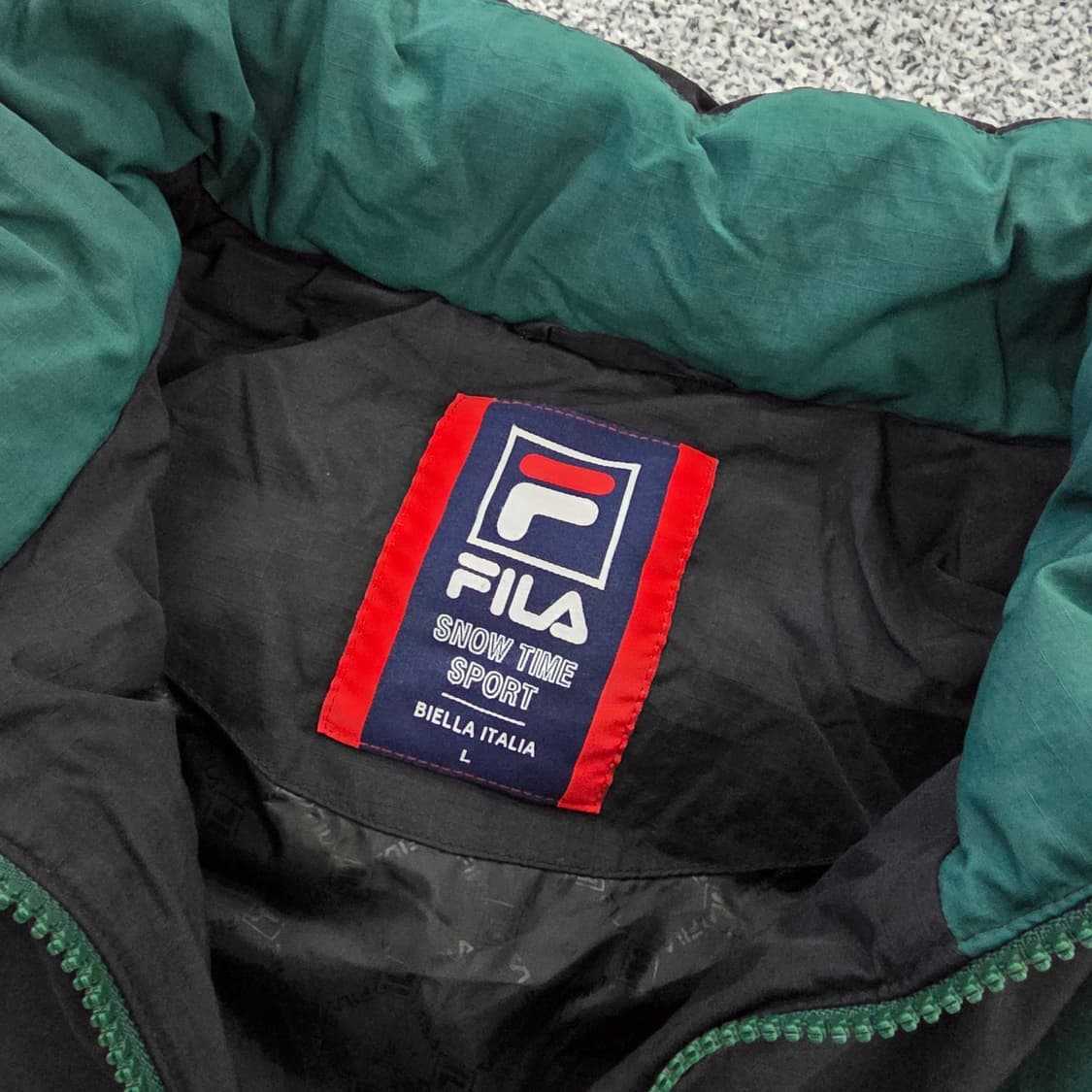 [L] 휠라 FILA 점퍼 덕다운 집업 패딩점퍼 1209EB1 상품이미지2