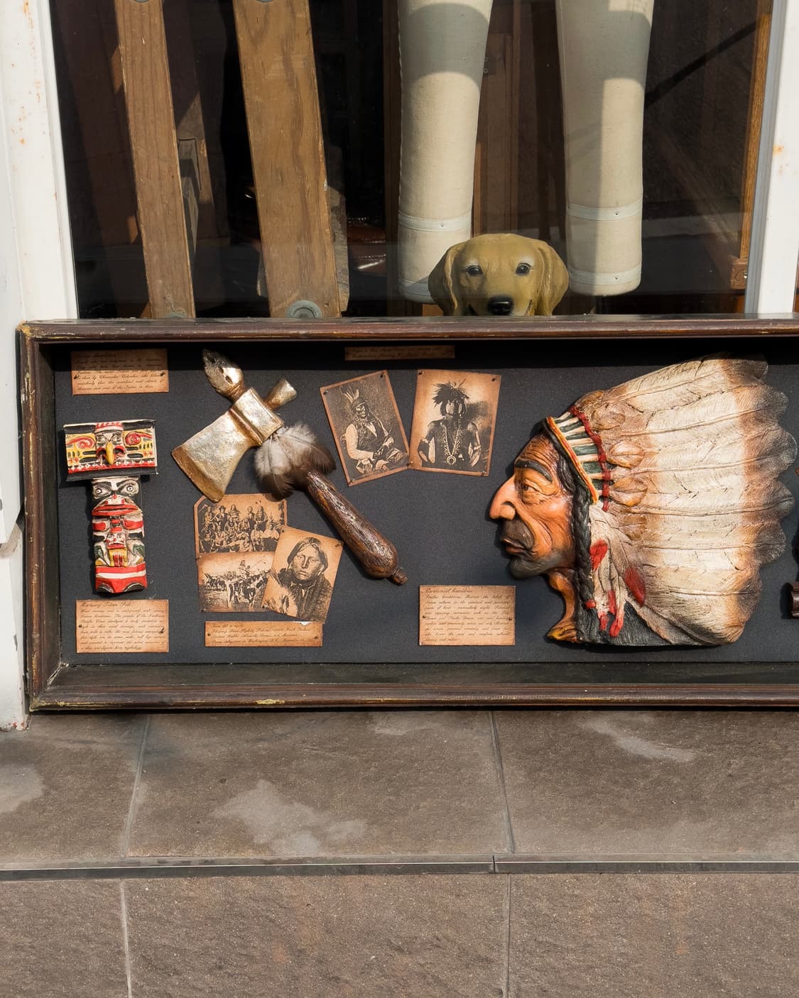 빈티지 소품 네이티브 인디언 아트워크 프레임 상품이미지2