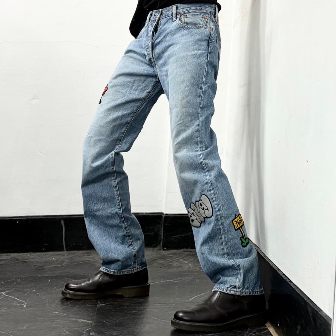 리바이스 X 샘바이펜 익스클루시브 커스텀 501 데님 상품이미지3