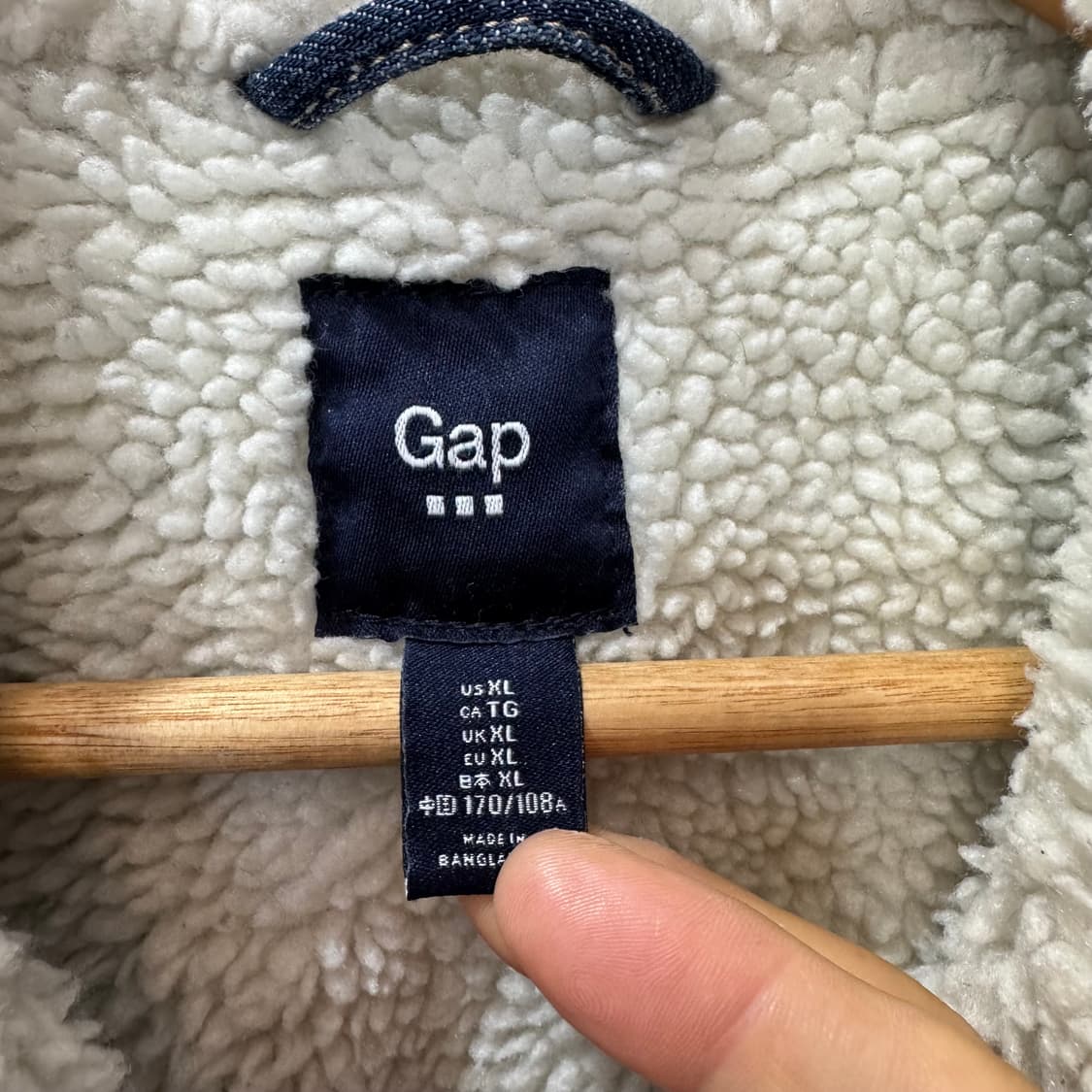 갭 GAP 우먼스 쉐르파 데님 트러커 자켓 (M)   상품이미지5