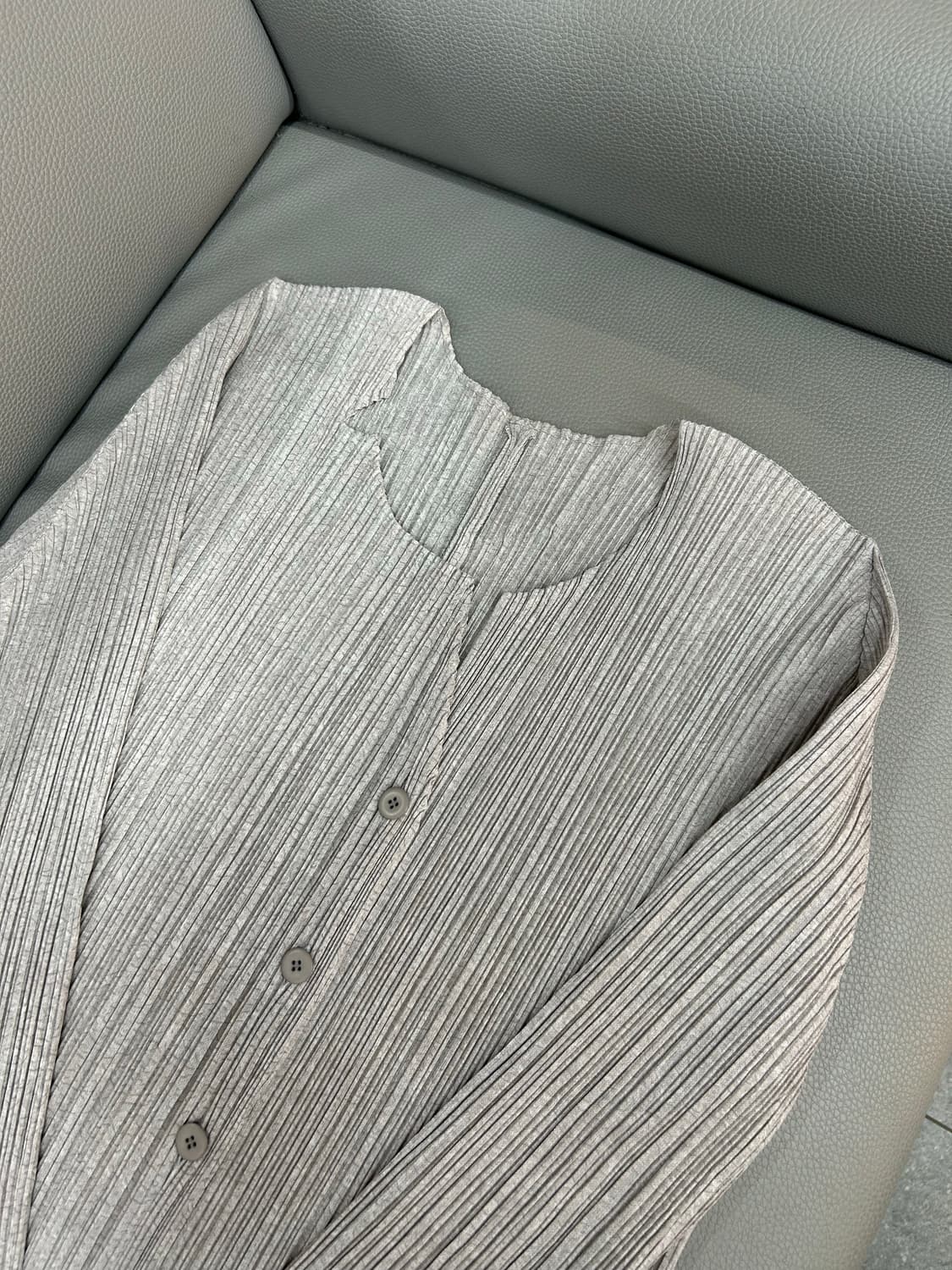 이세이미야케 플리츠플리즈 롱 가디건(4) 상품이미지2