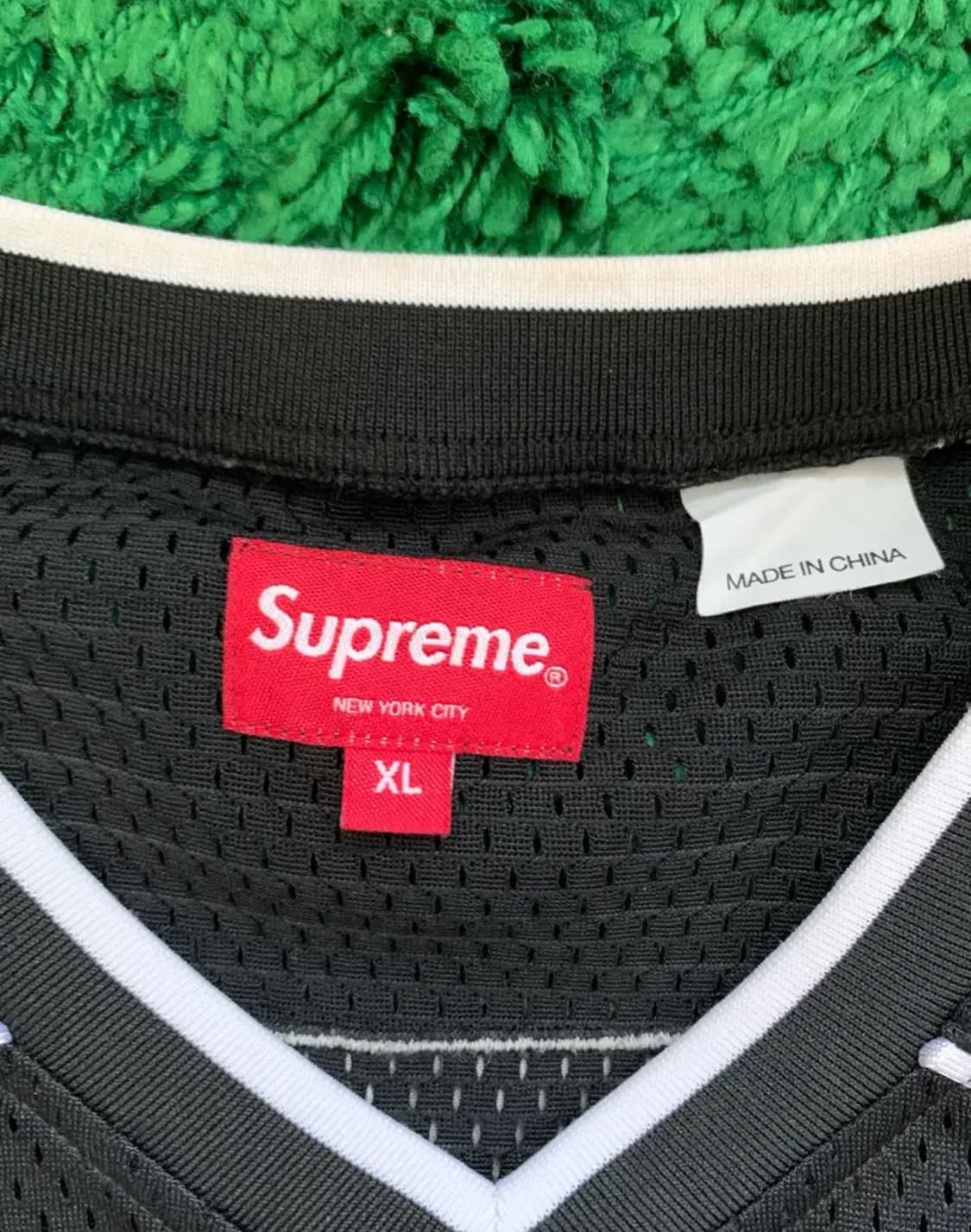 [XL]슈프림 퍼펙트시즌 풋볼 져지 블랙 2023SS 상품이미지3