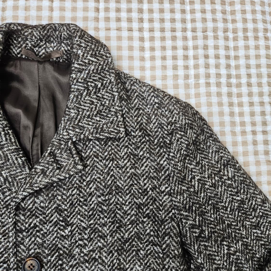 일레븐티 헨링본 코트 자켓 남자100 상품이미지3