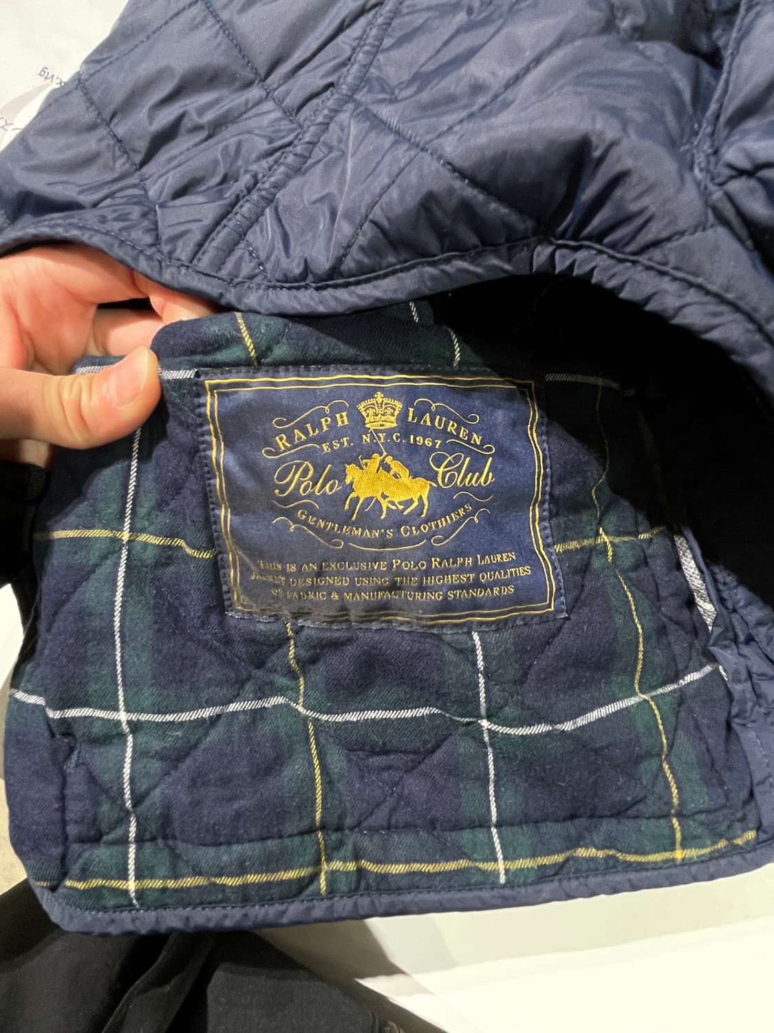 폴로 랄프로렌 네이비 나일론 퀼팅 베스트 상품이미지9