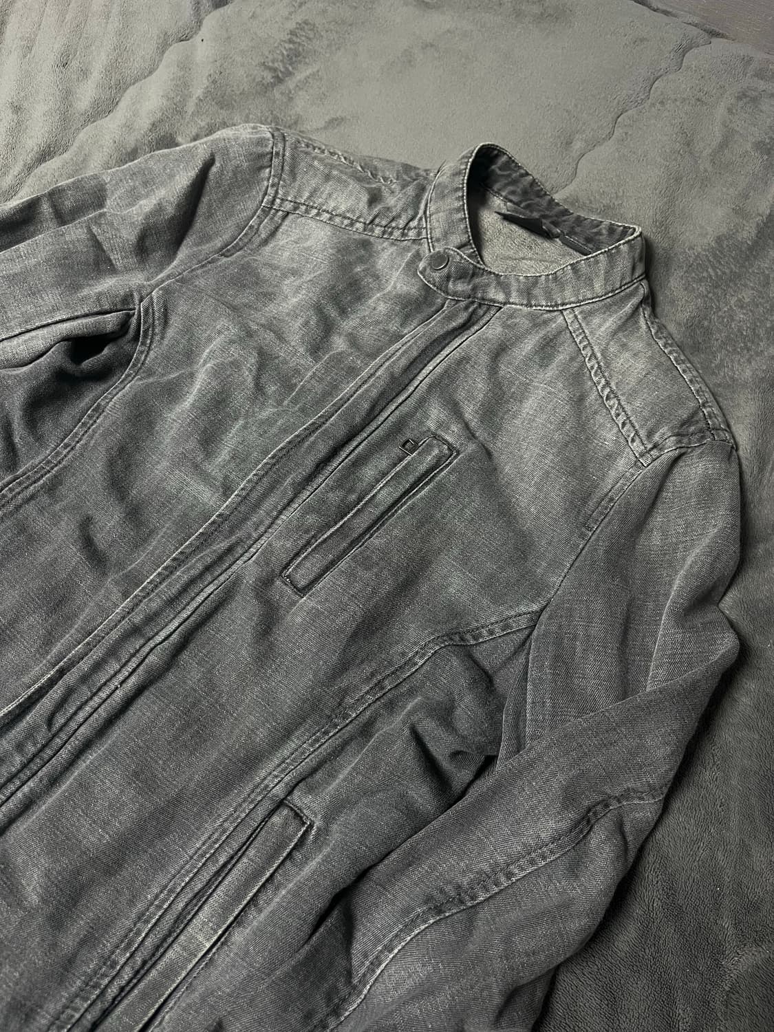 아르마니 A/X싱글 라이더 2way 데님자켓 S 상품이미지2