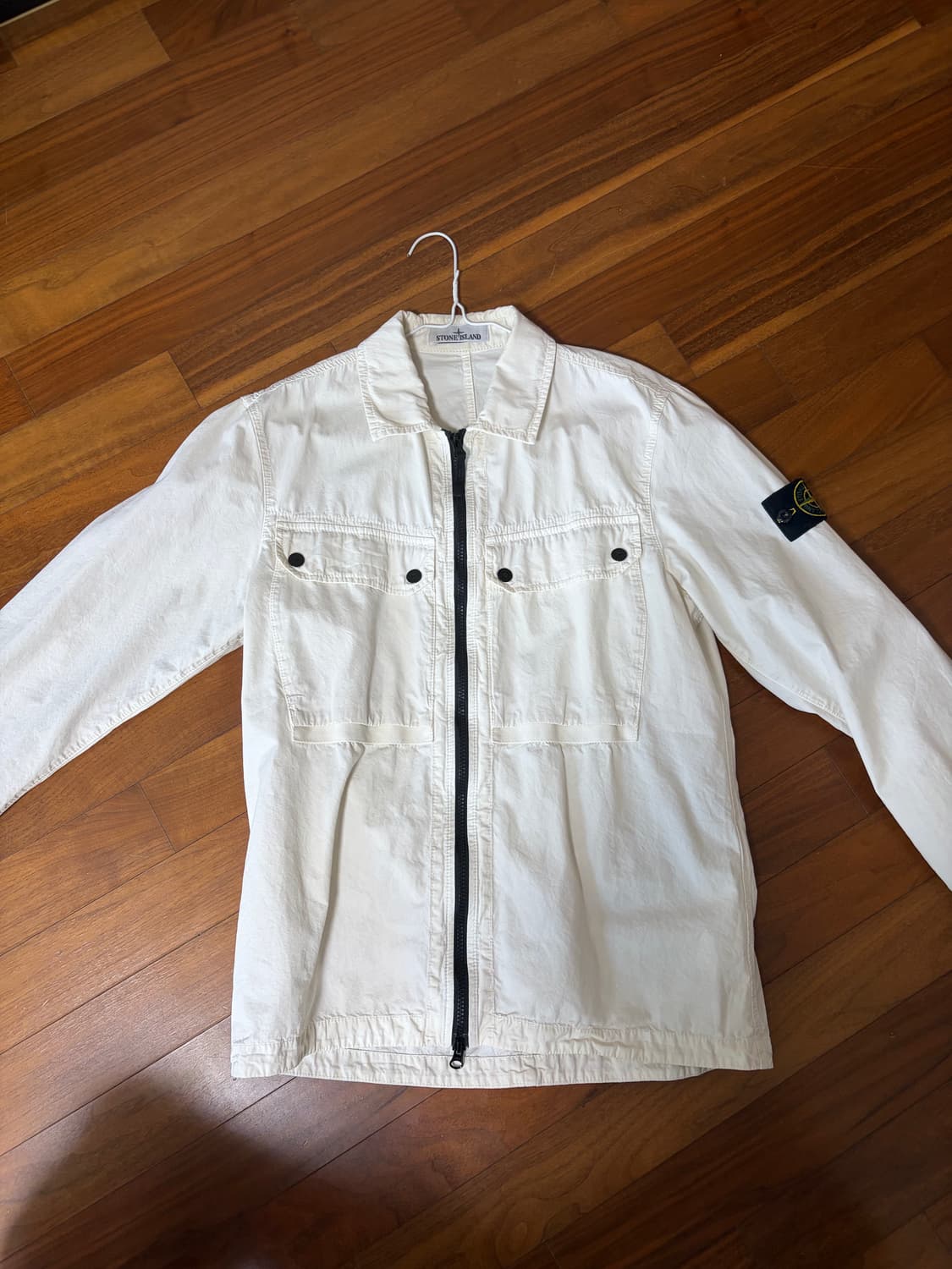 스톤아일랜드 올드 이펙트 오버셔츠 상품이미지1