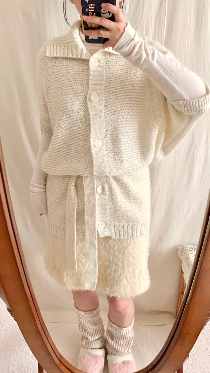 갸루 글리터 케이프 가디건  상품이미지4