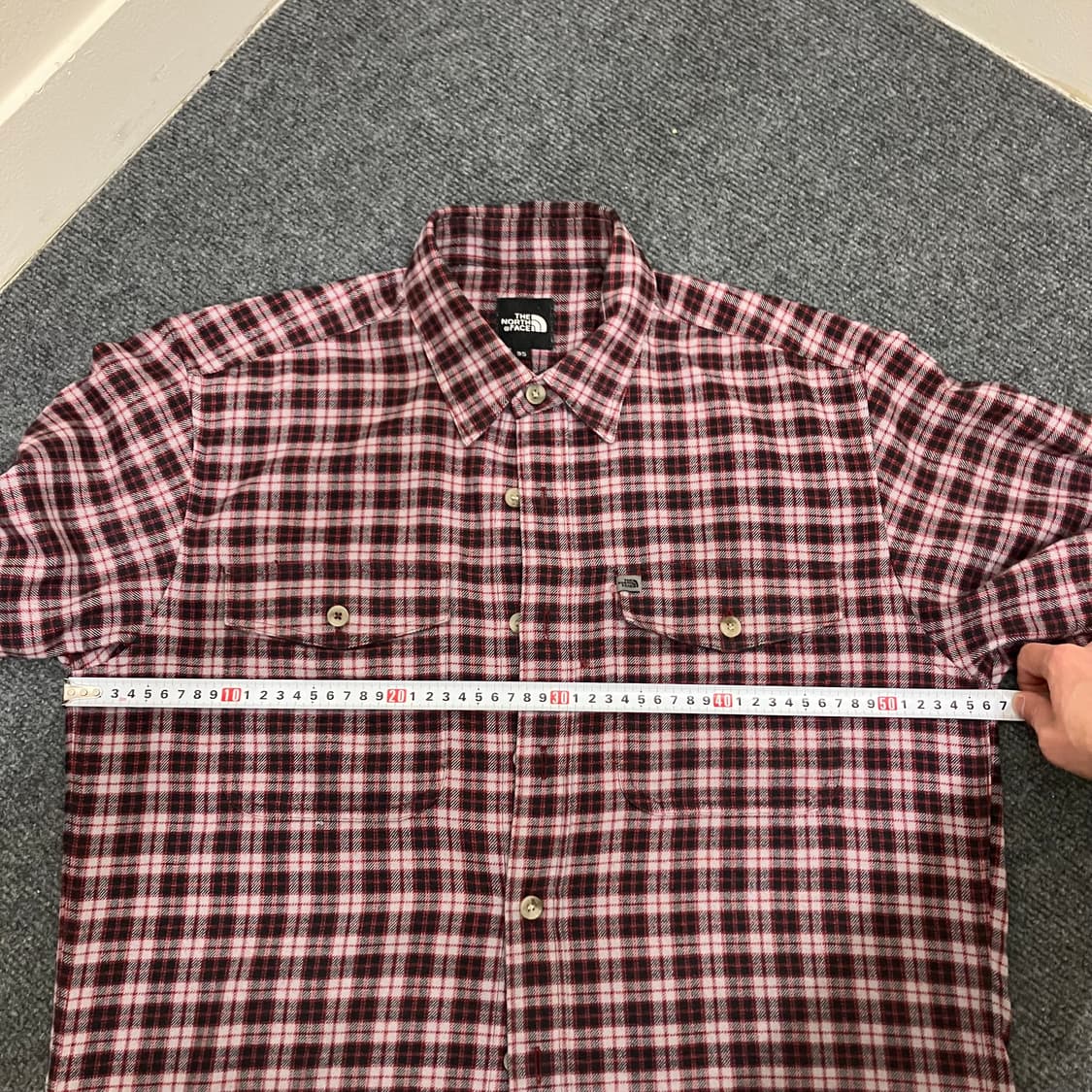 N75 노스페이스 체크셔츠 빈티지 상품이미지4