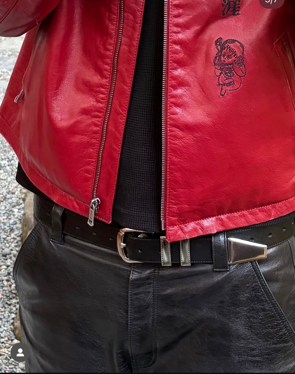 스투시 레더 카펜터 팬츠 32 상품이미지7