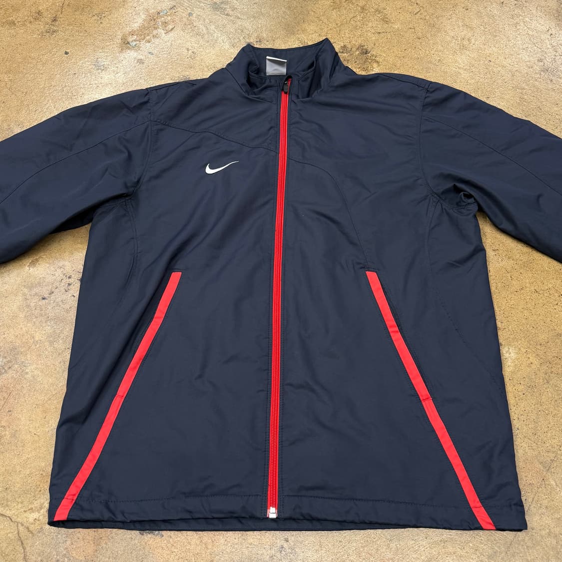 [정품/L] 나이키 네이비 바람막이 자켓 b10 상품이미지3