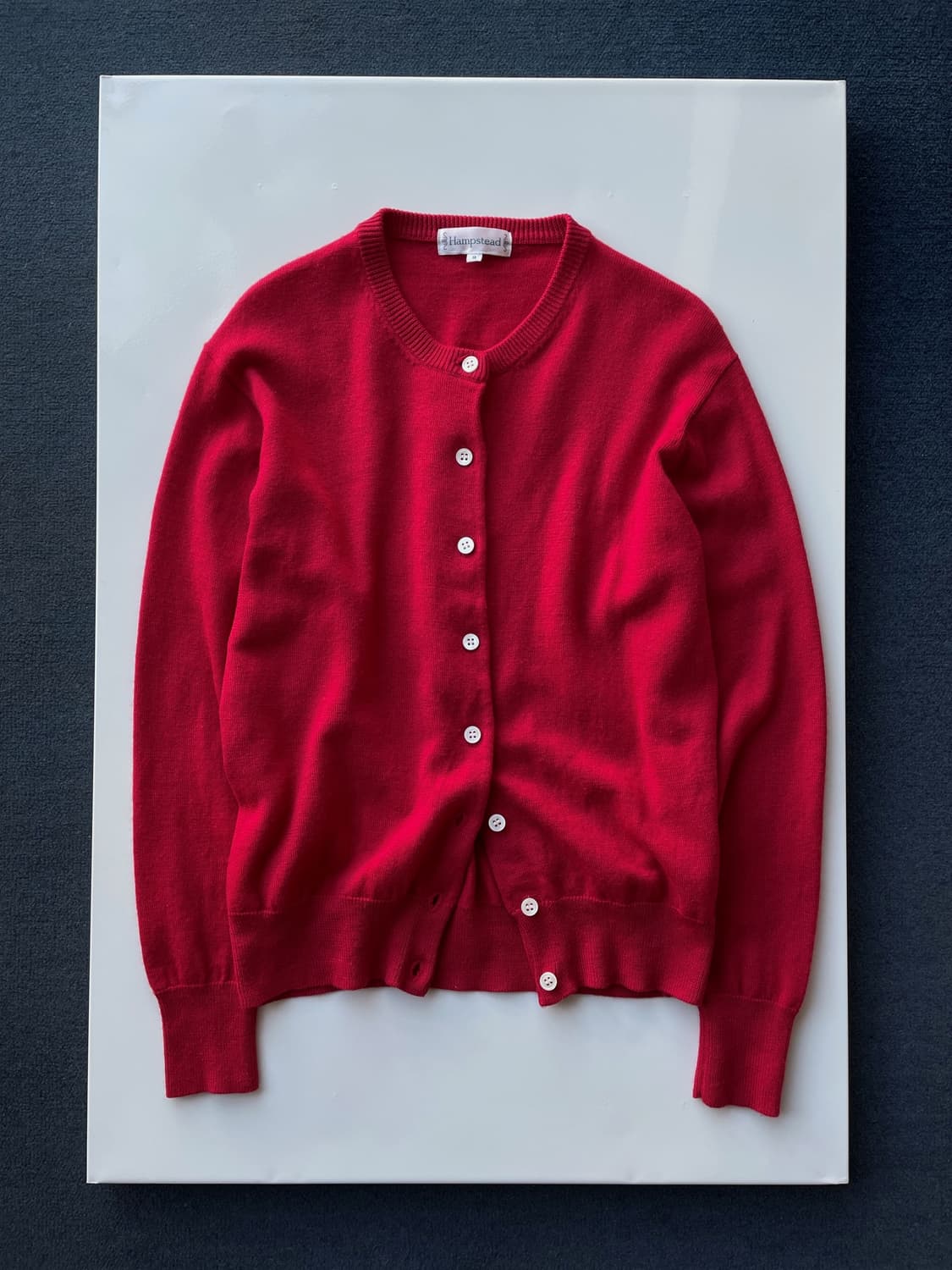 Crewneck high gauge knit cardi 상품이미지6