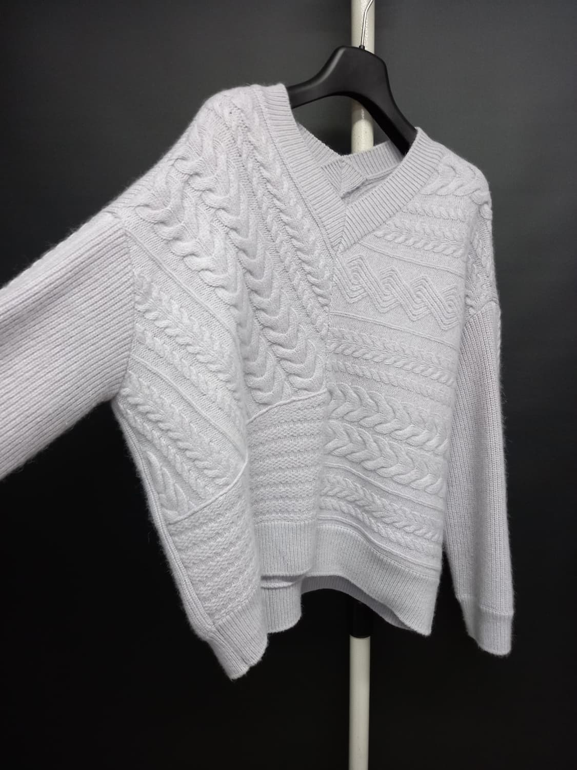 시스템 춘추동 라벤더 모 니트 풀오버 F 33-77 상품이미지4