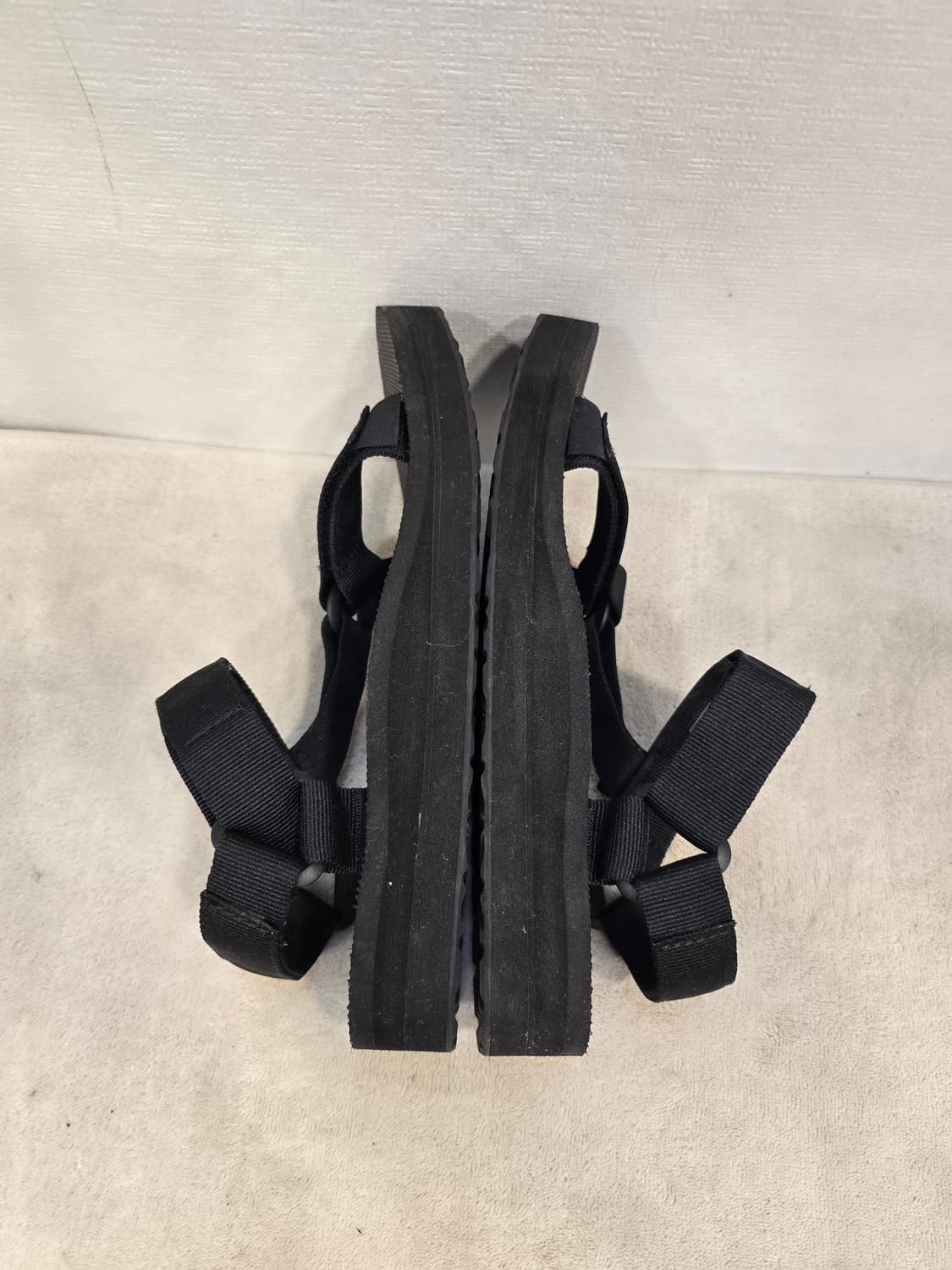 테바 오리지널 블랙 스트랩 샌들 260mm 상품이미지5