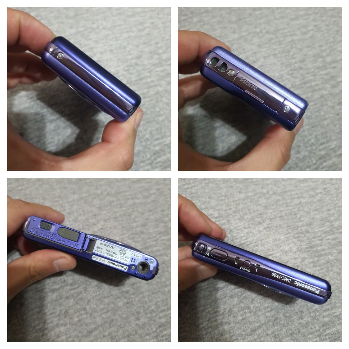 파나소닉 루믹스 DMC-FX80 보라색 디카 상품이미지4