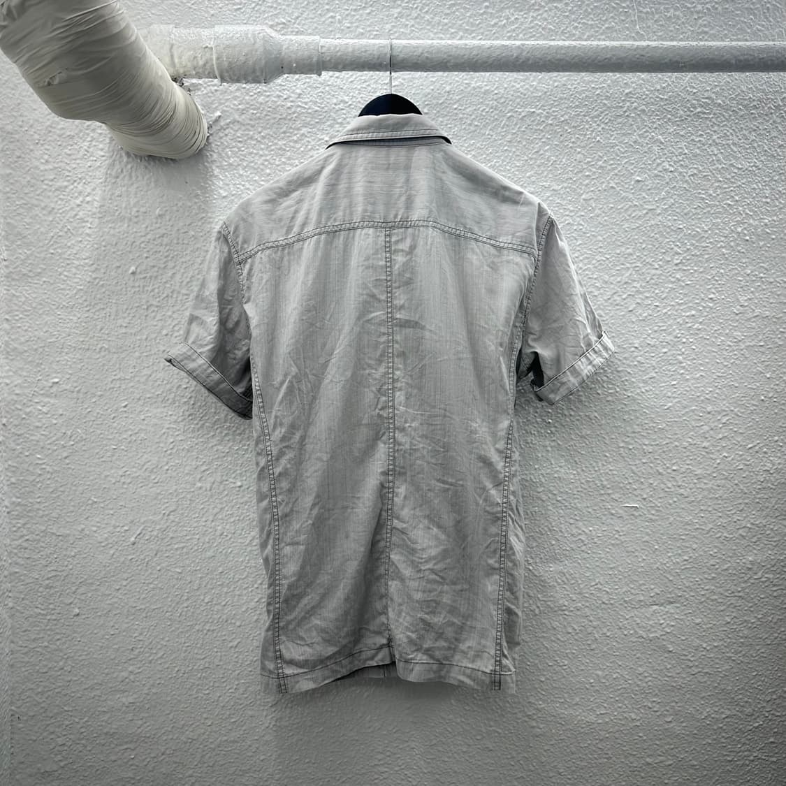cement washed pocket detail short 상품이미지2