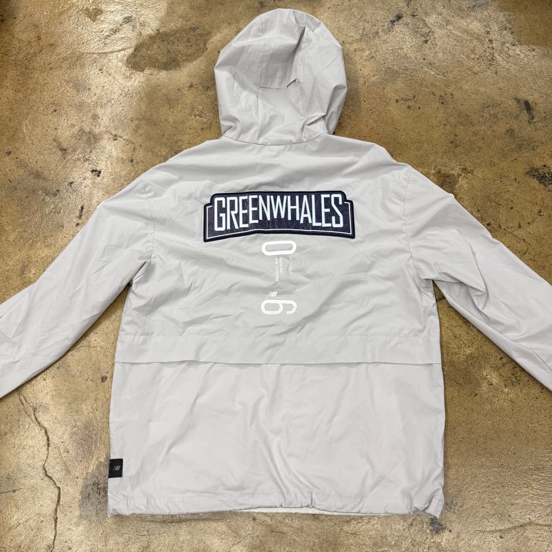 [정품/95,M] 뉴발란스 팀그린웨일즈 아노락 바람막이 b14 상품이미지3