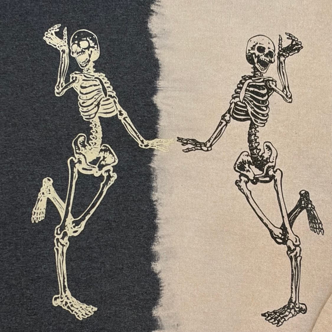 00s USA 미국 빈티지 하프 스컬 맨투맨 상품이미지4